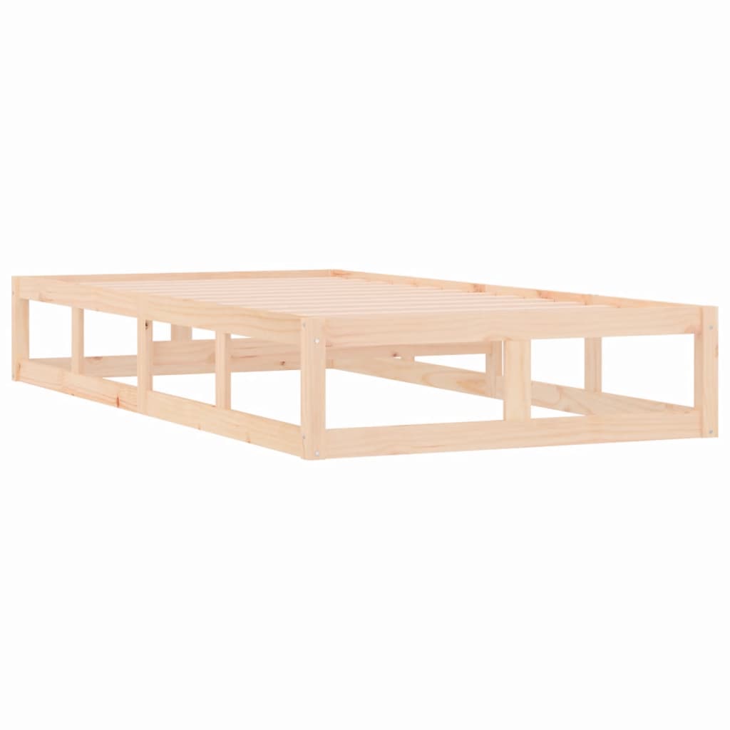 Bed Frame | Natural Pine | Solid pine wood | Small Single | Durable