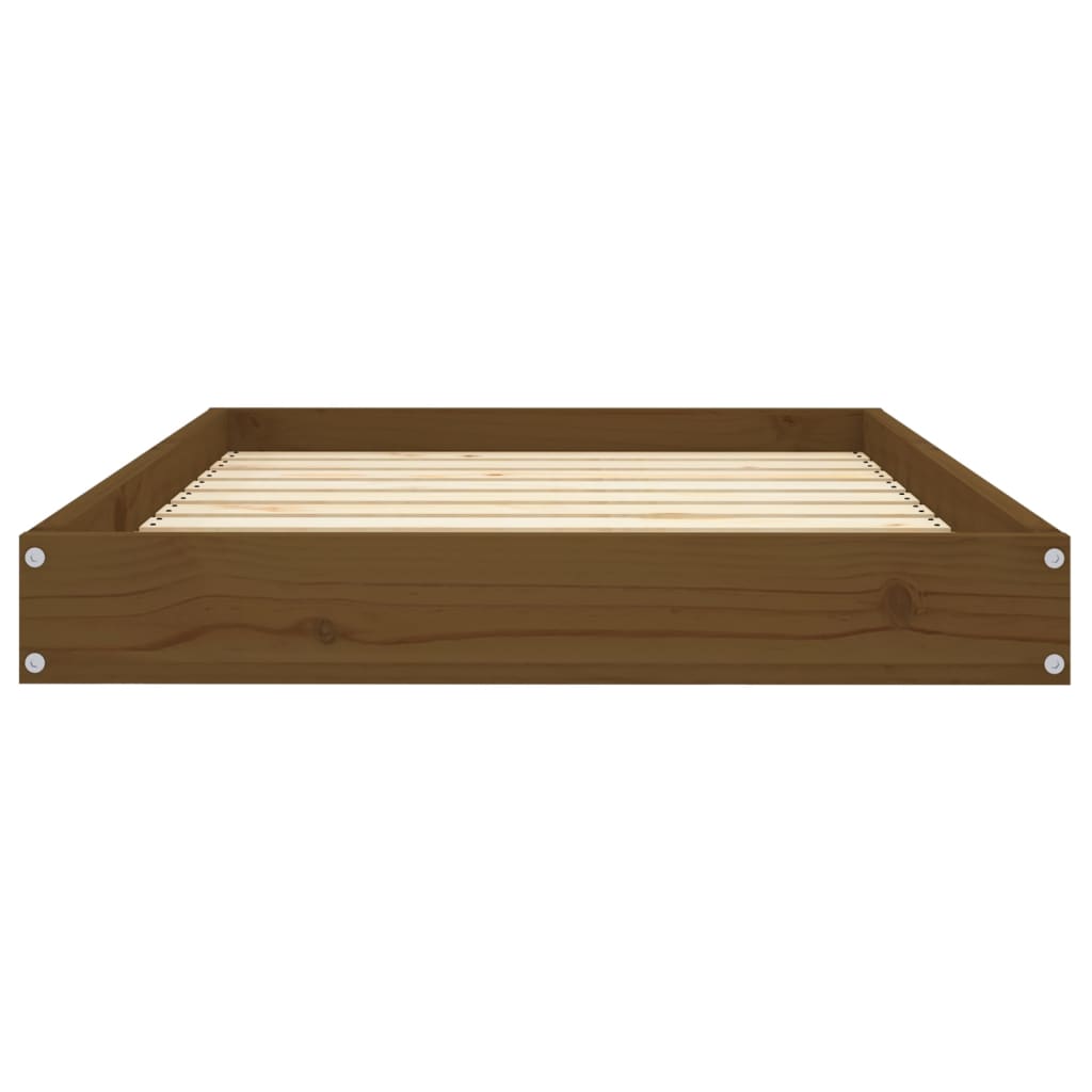 Dog Bed Honey Brown 91,5x64x9 cm Solid Wood Pine