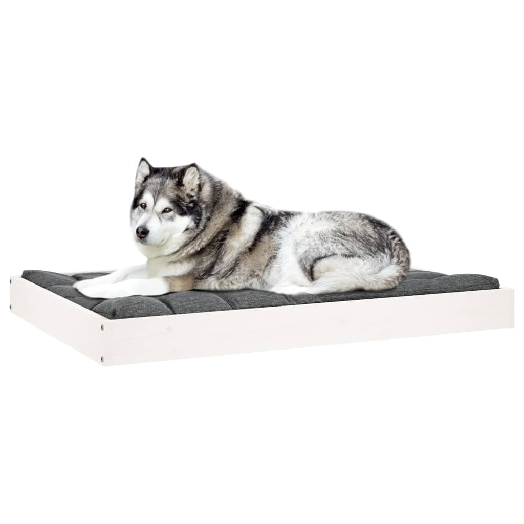 Dog Bed | White | Solid pine wood | Medium | Simple | Dog Bed