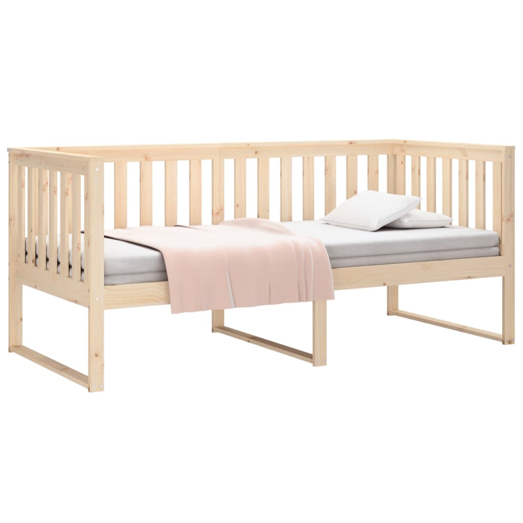 Day Bed without Mattress 90x200 cm Solid Wood Pine