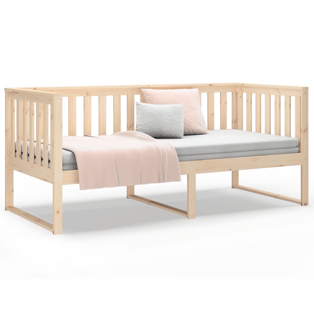 Day Bed without Mattress 90x200 cm Solid Wood Pine