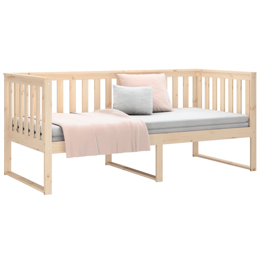 Day Bed without Mattress 90x200 cm Solid Wood Pine