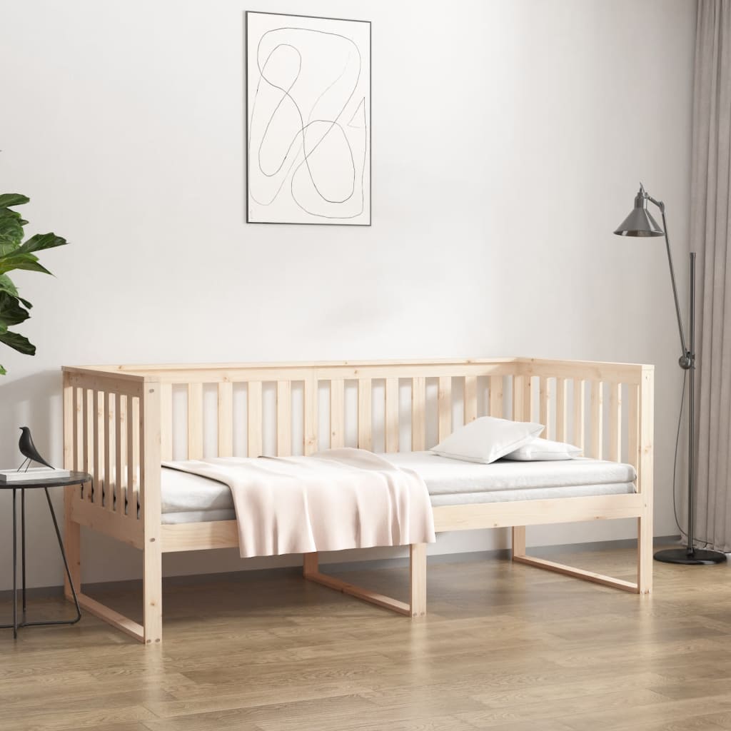 Day Bed without Mattress 90x200 cm Solid Wood Pine