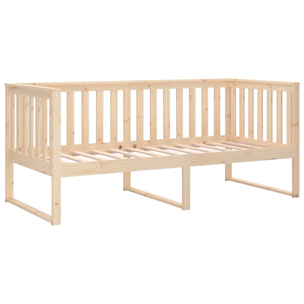 Day Bed without Mattress 90x190 cm Single Solid Wood Pine
