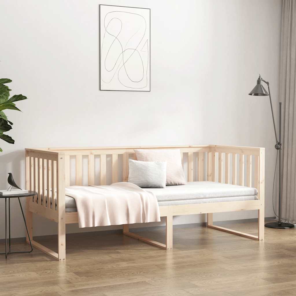 Day Bed without Mattress 100x200 cm Solid Wood Pine