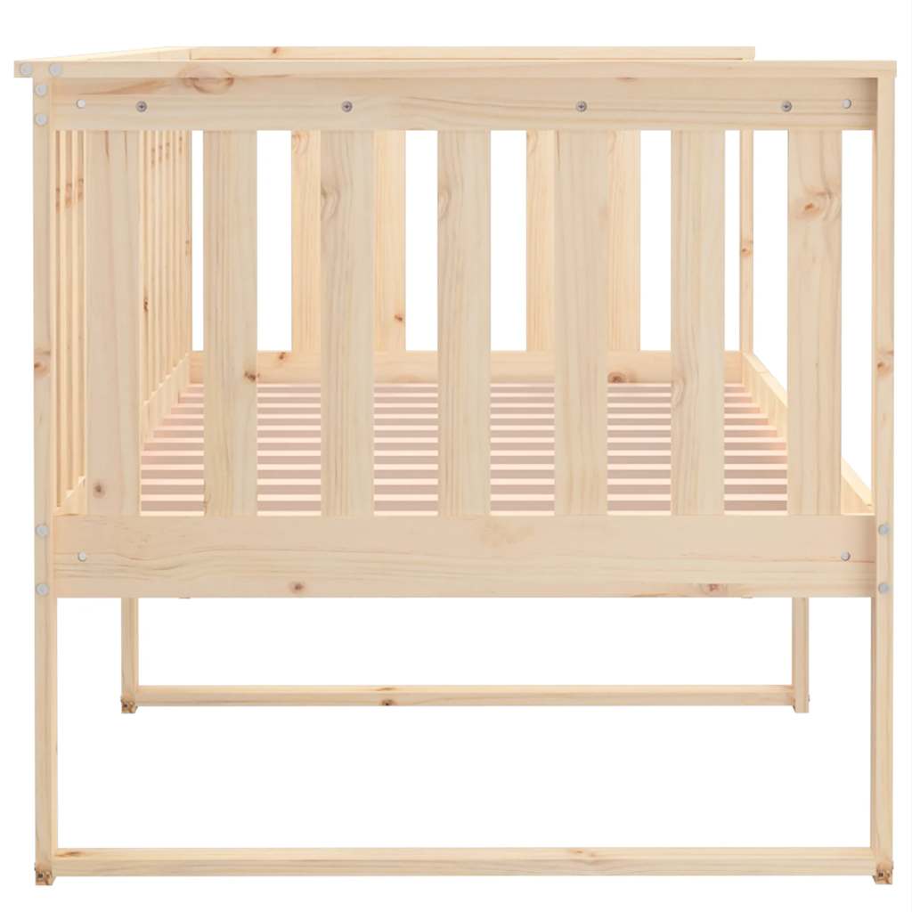 Day Bed without Mattress 100x200 cm Solid Wood Pine