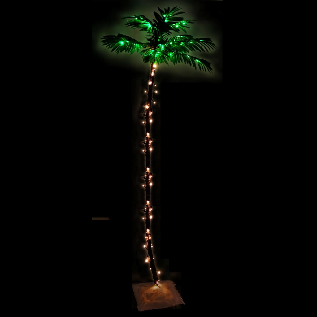 vidaXL LED Palm Tree Warm White 192 LEDs 300 cm