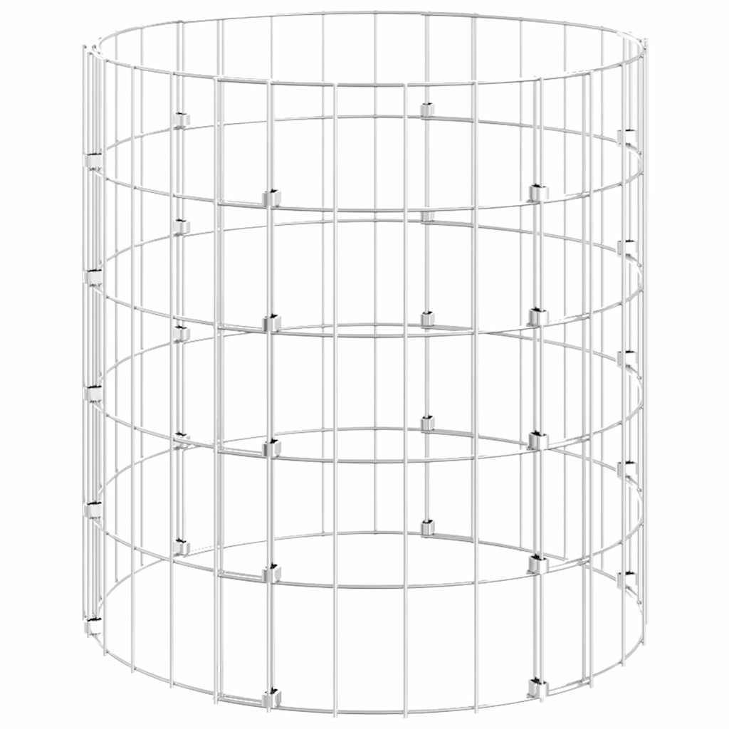 Garden Composter Ø50x50 cm Galvanised Steel