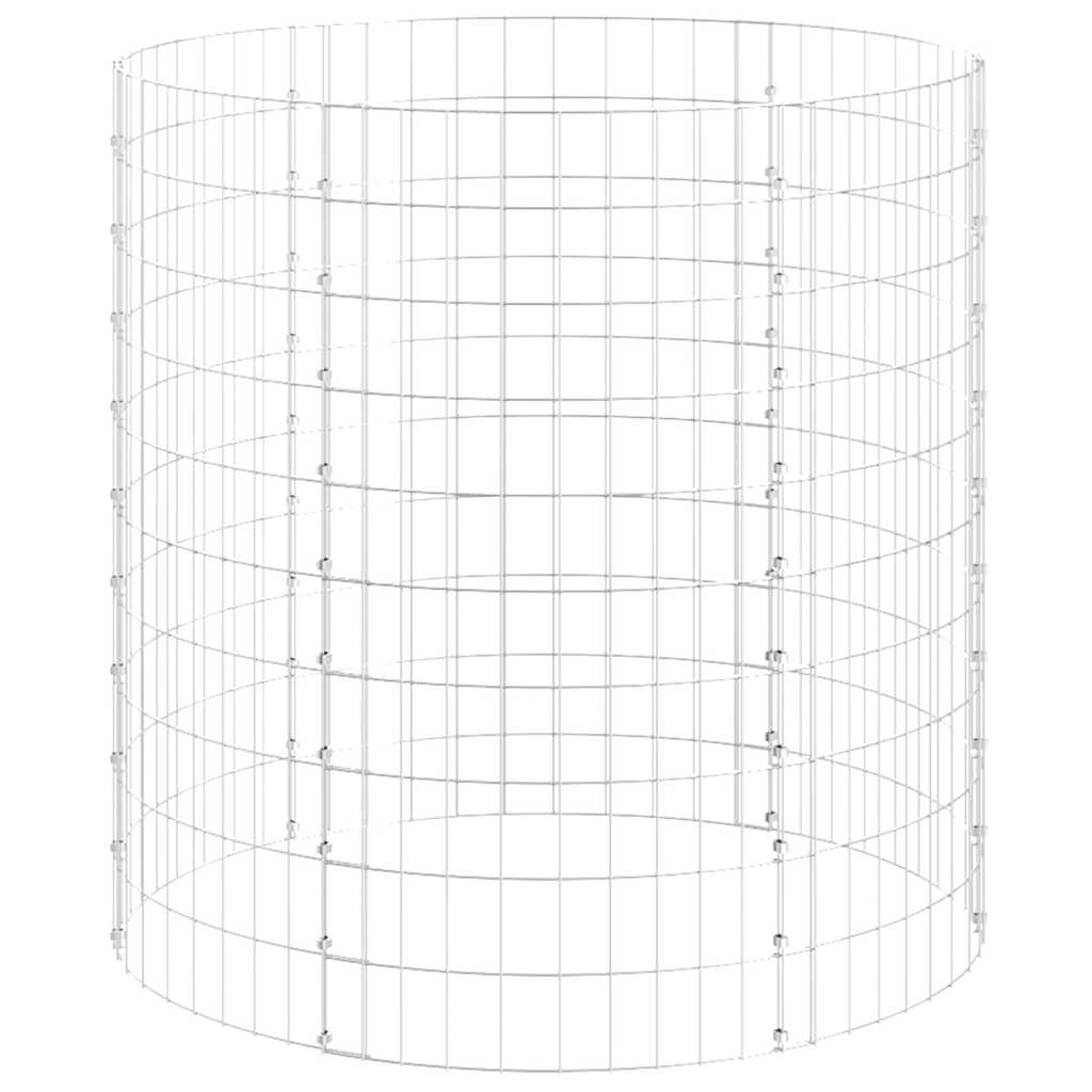 Garden Composter Ø100x100 cm Galvanised Steel