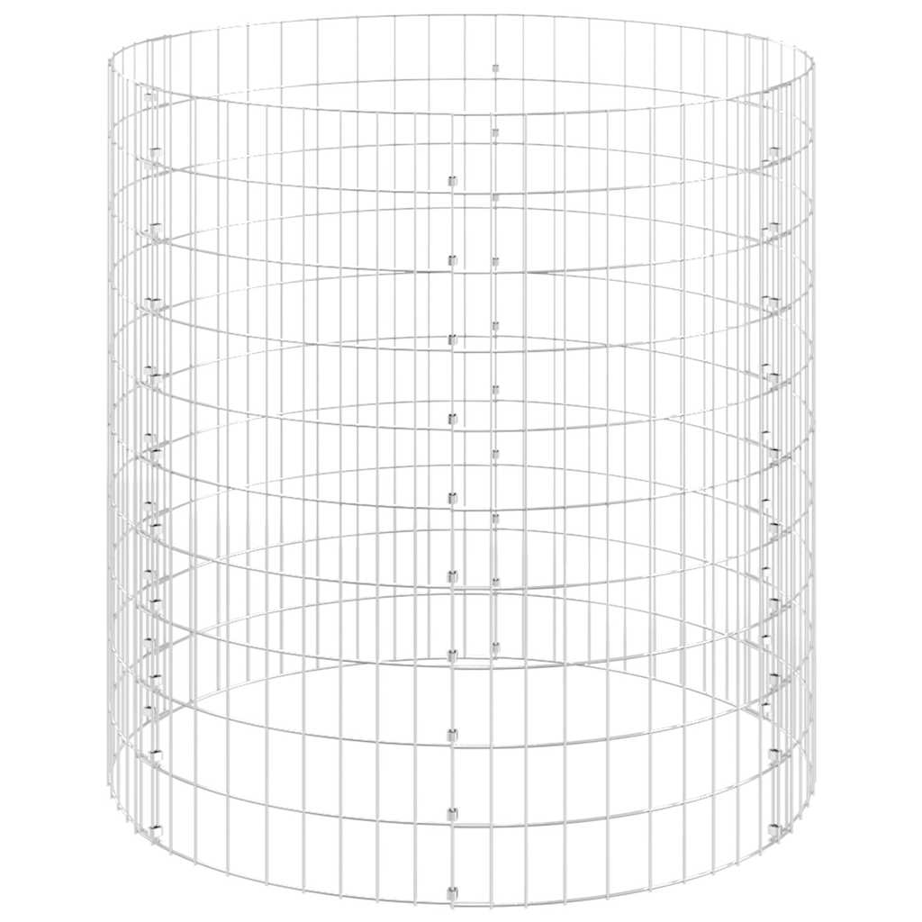 Garden Composter Ø100x100 cm Galvanised Steel