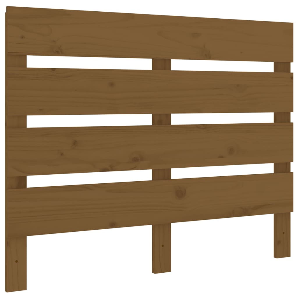 vidaXL Headboard Honey Brown 100x3x80 cm Solid Wood Pine