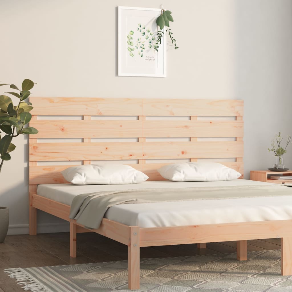 Headboard 140x3x80 cm Solid Wood Pine