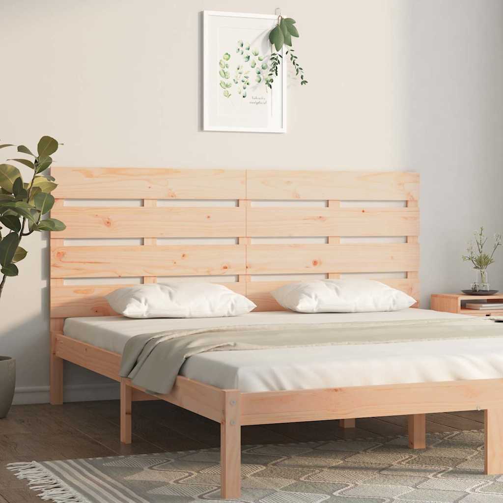 Headboard 135x3x80 cm Solid Wood Pine