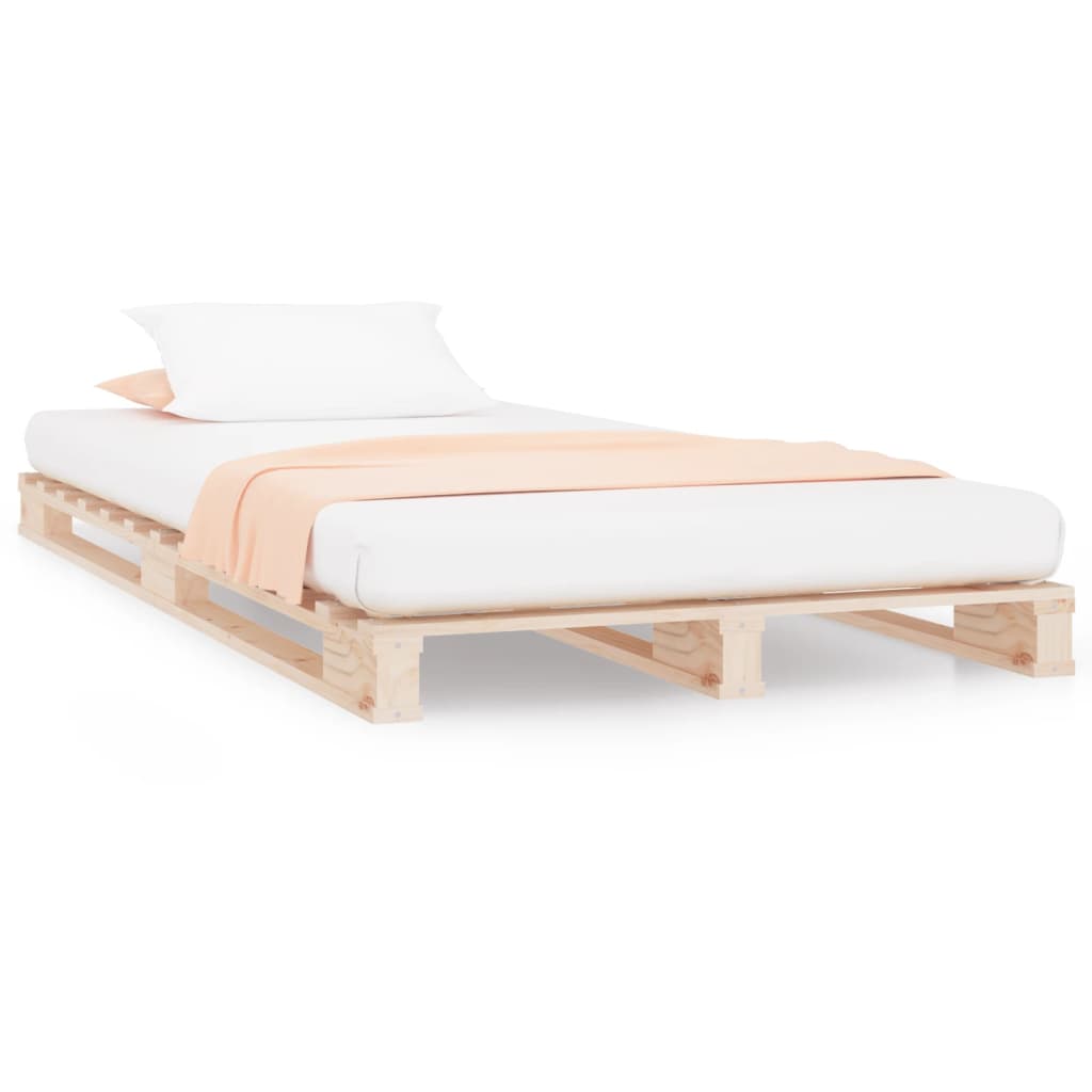 vidaXL Pallet Bed without Mattress 100x200 cm Solid Wood