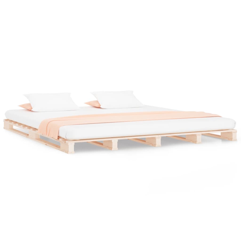 vidaXL Pallet Bed without Mattress 160x200 cm Solid Wood