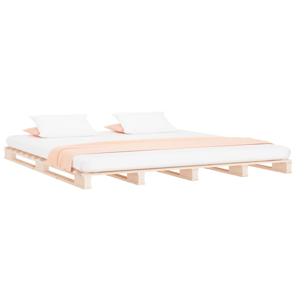 vidaXL Pallet Bed without Mattress 160x200 cm Solid Wood