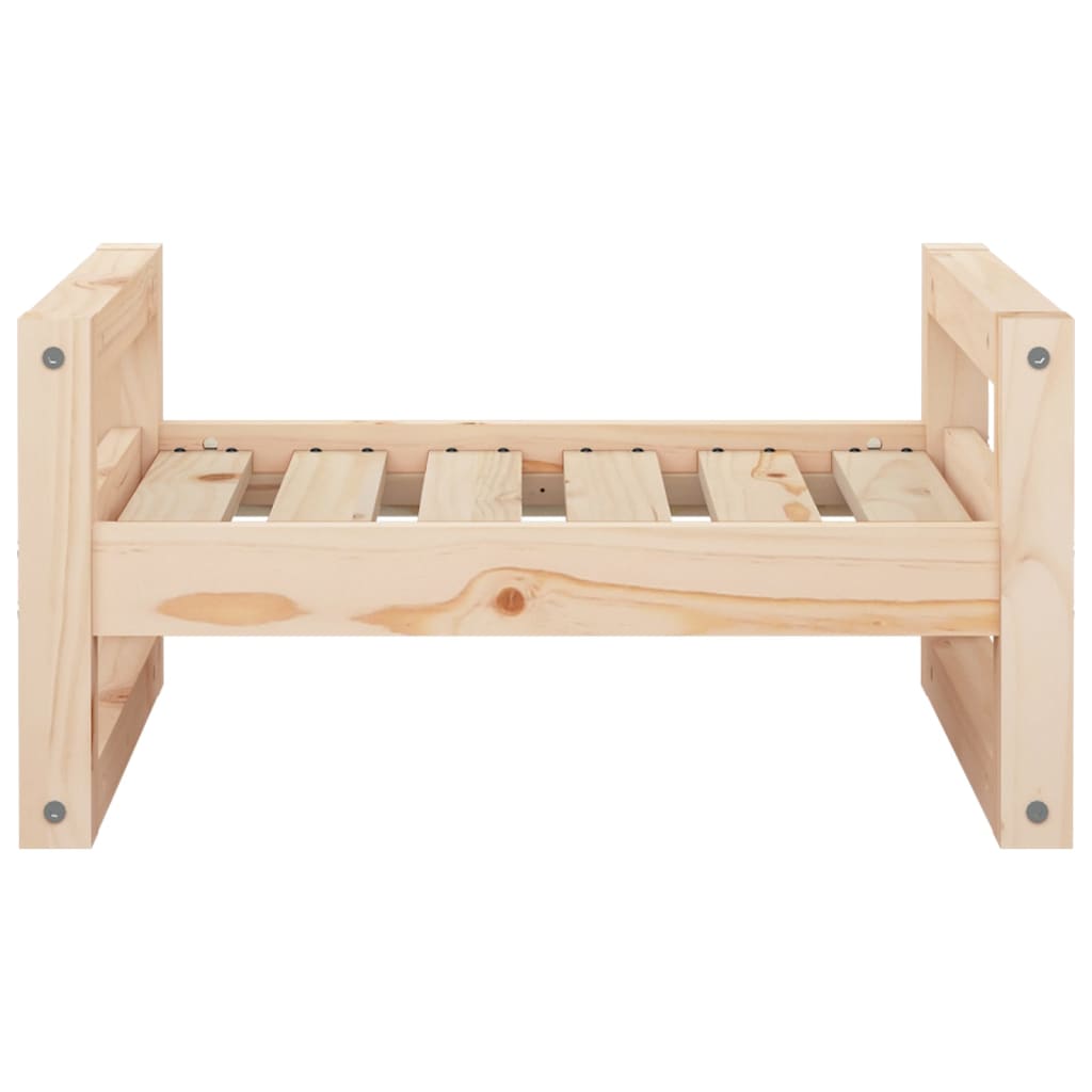 vidaXL Dog Bed 55.5x45.5x28 cm Solid Pine Wood