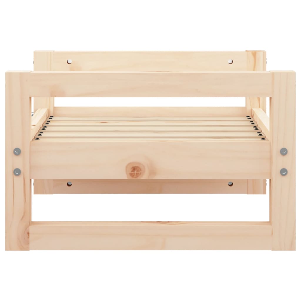 Dog Bed 55.5x45.5x28 cm Solid Pine Wood