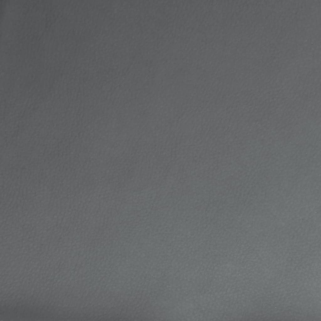 Recliner Chair Grey Faux Leather
