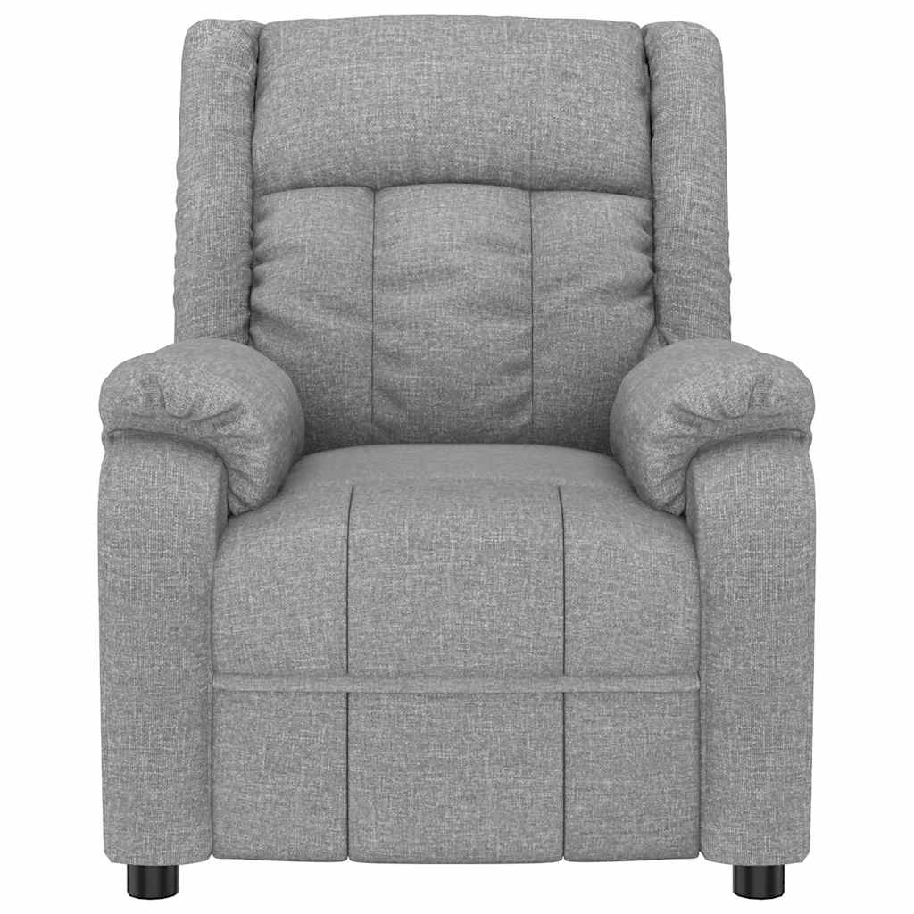Massage Chair Light Grey Fabric