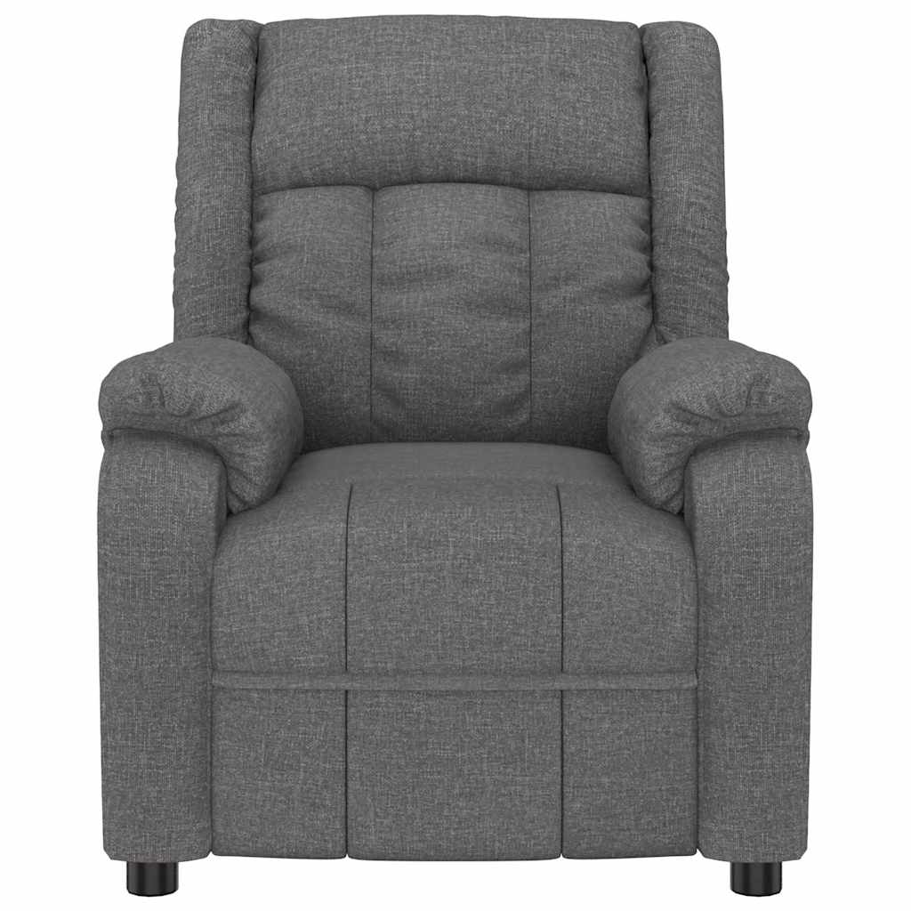 Massage Chair Dark Grey Fabric