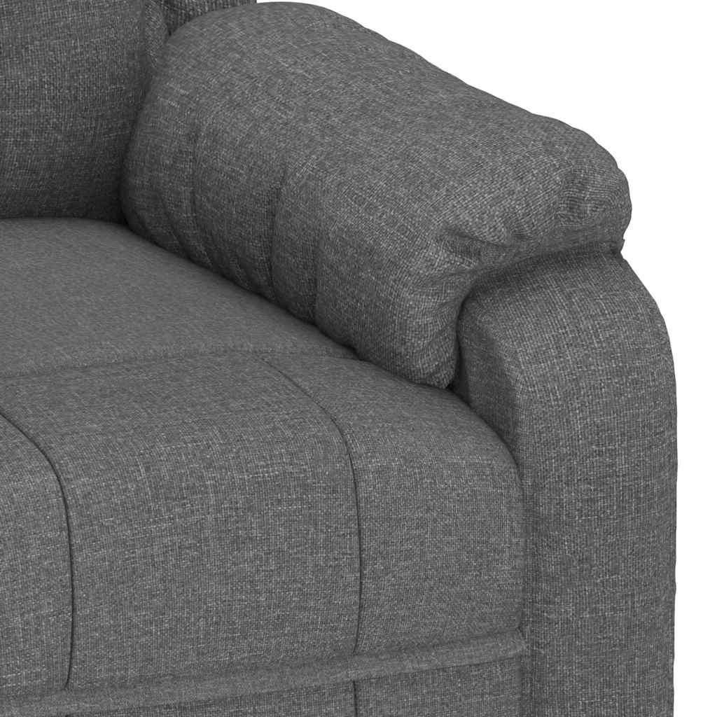 Massage Chair Dark Grey Fabric