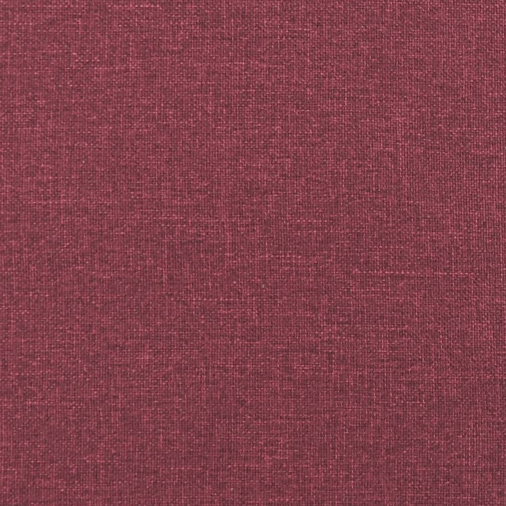 Massage Chair Wine Red Fabric