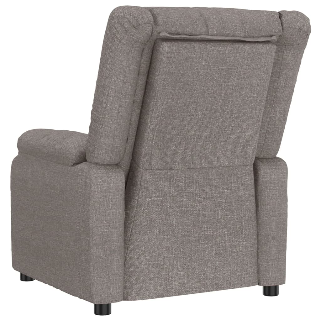 Massage Chair Taupe Fabric