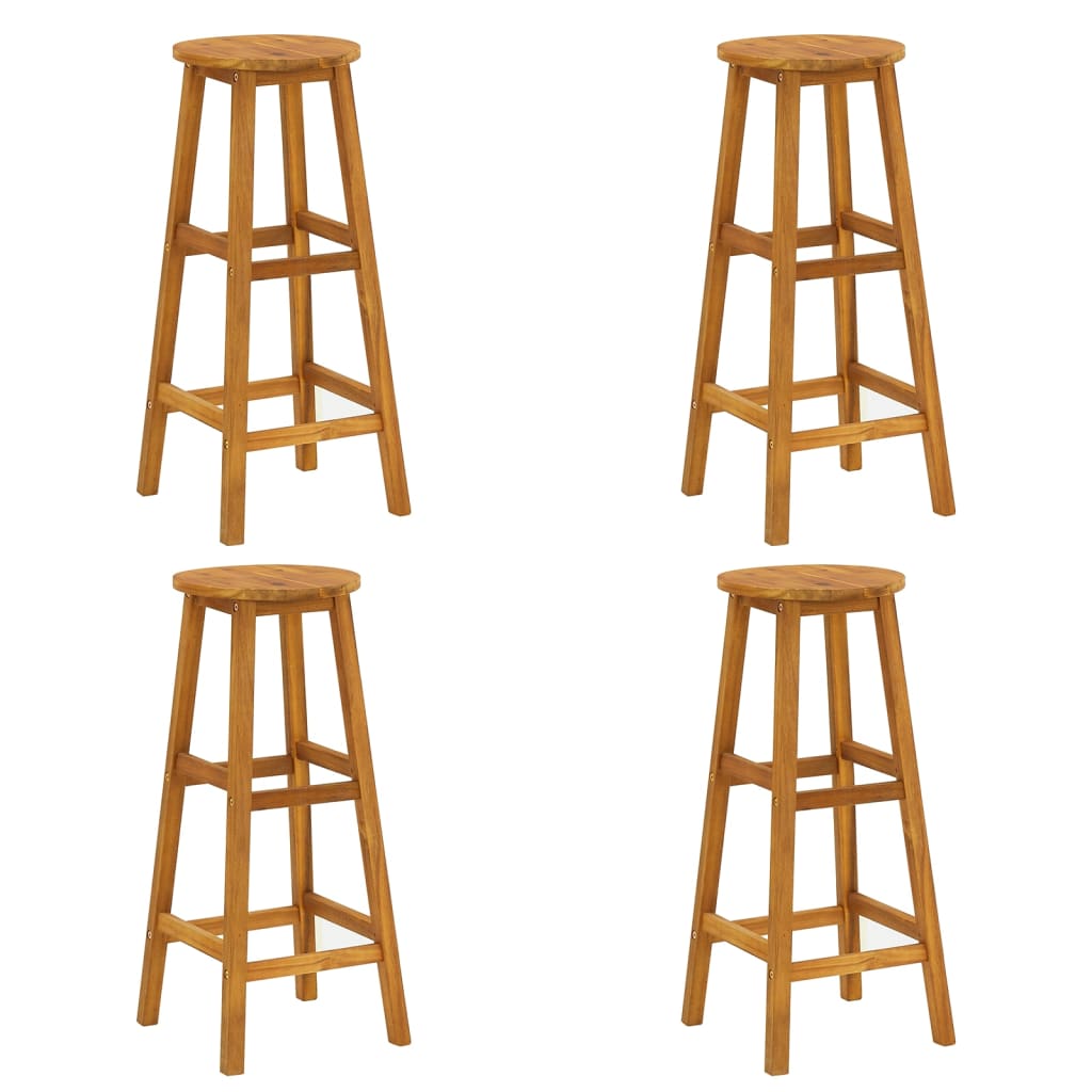 Garden Bar Set | Natural wood | Solid Acacia wood | Standard | Footrest