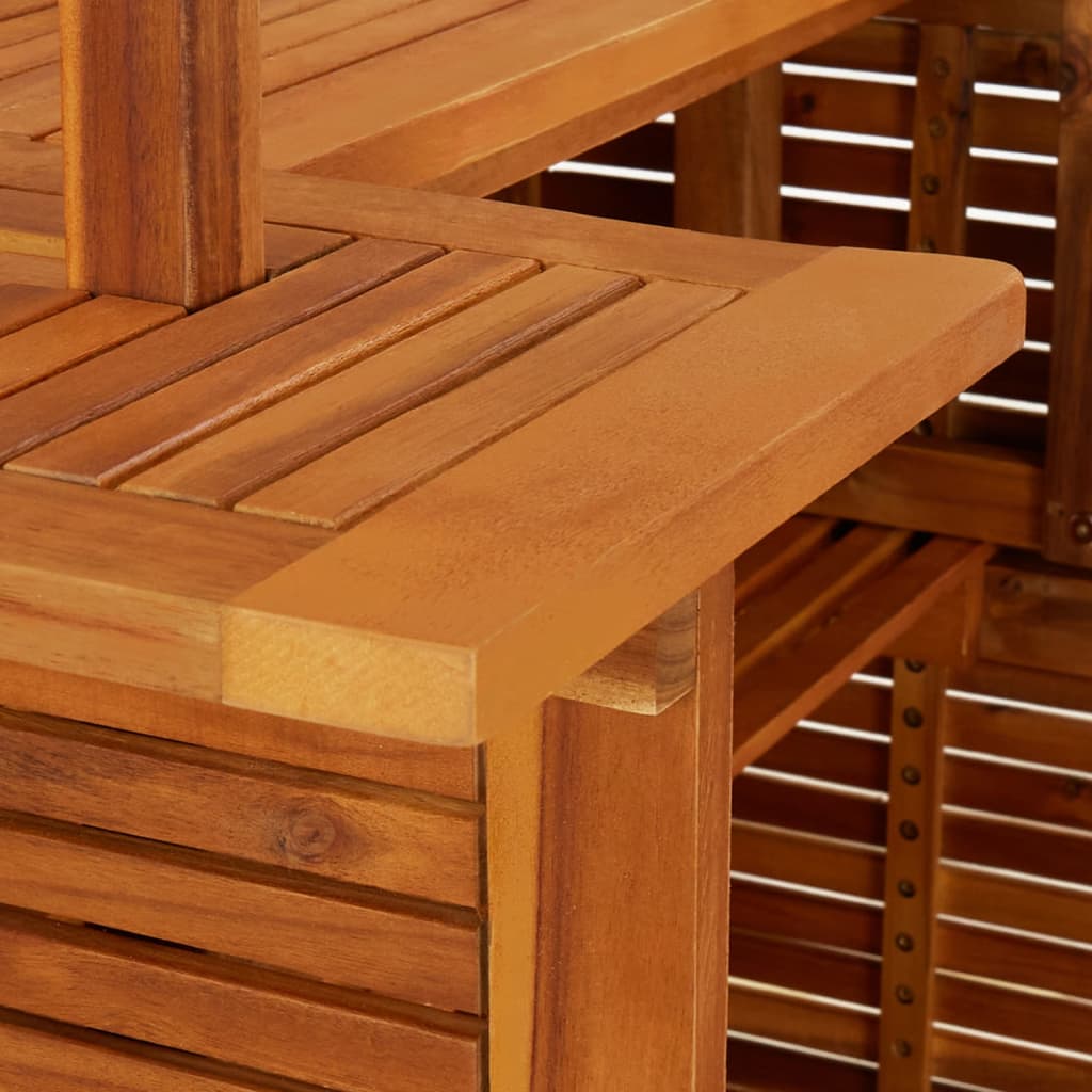 Garden Bar Set | Natural Wood | Solid Acacia wood | Medium |  Durable