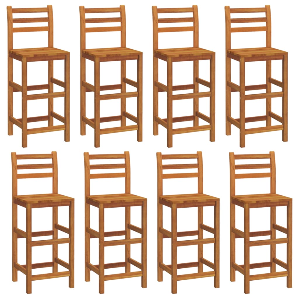 Garden Bar Set | Natural Wood | Solid acacia wood with oil finish | Large