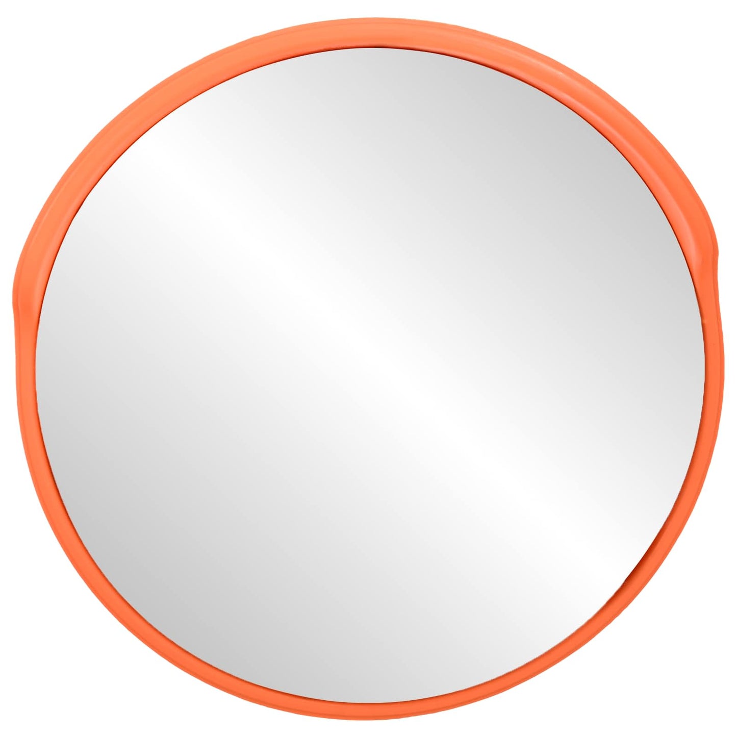 Outdoor Convex Traffic Mirror Orange Ø30 cm Polycarbonate