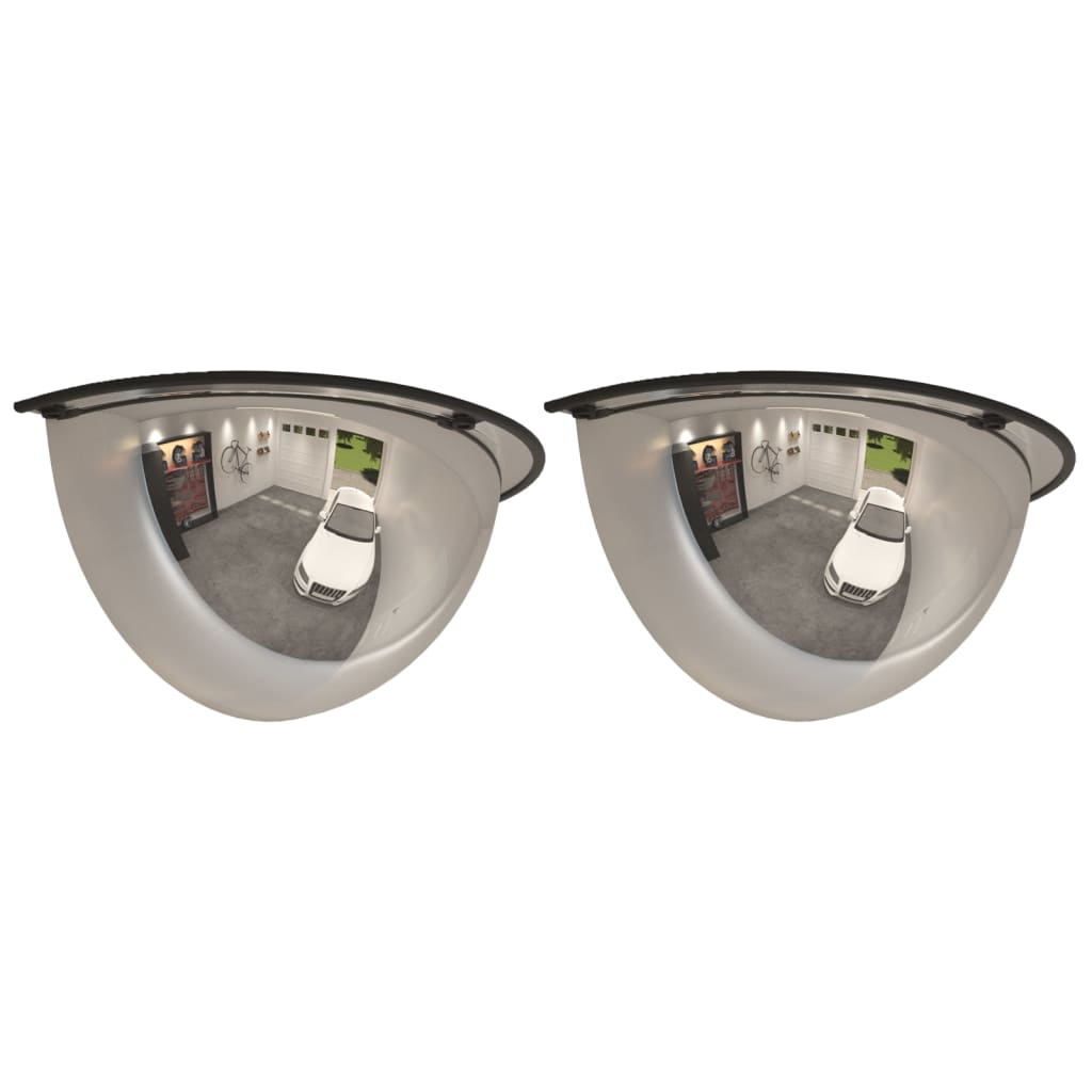 Half Domed Traffic Mirrors 2 pcs Ø30 cm Acrylic