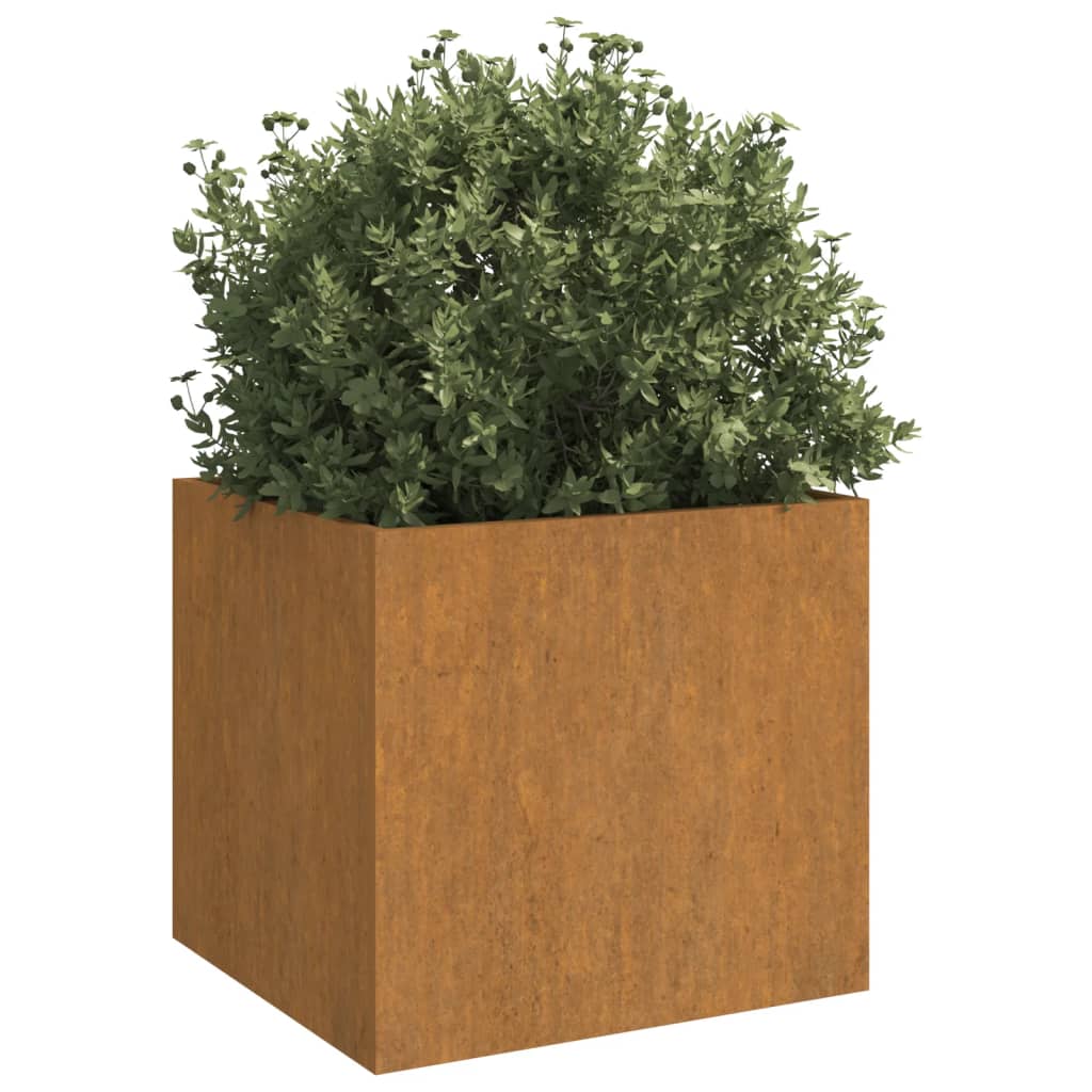 vidaXL Planters 2 pcs 42x40x39 cm Corten Steel