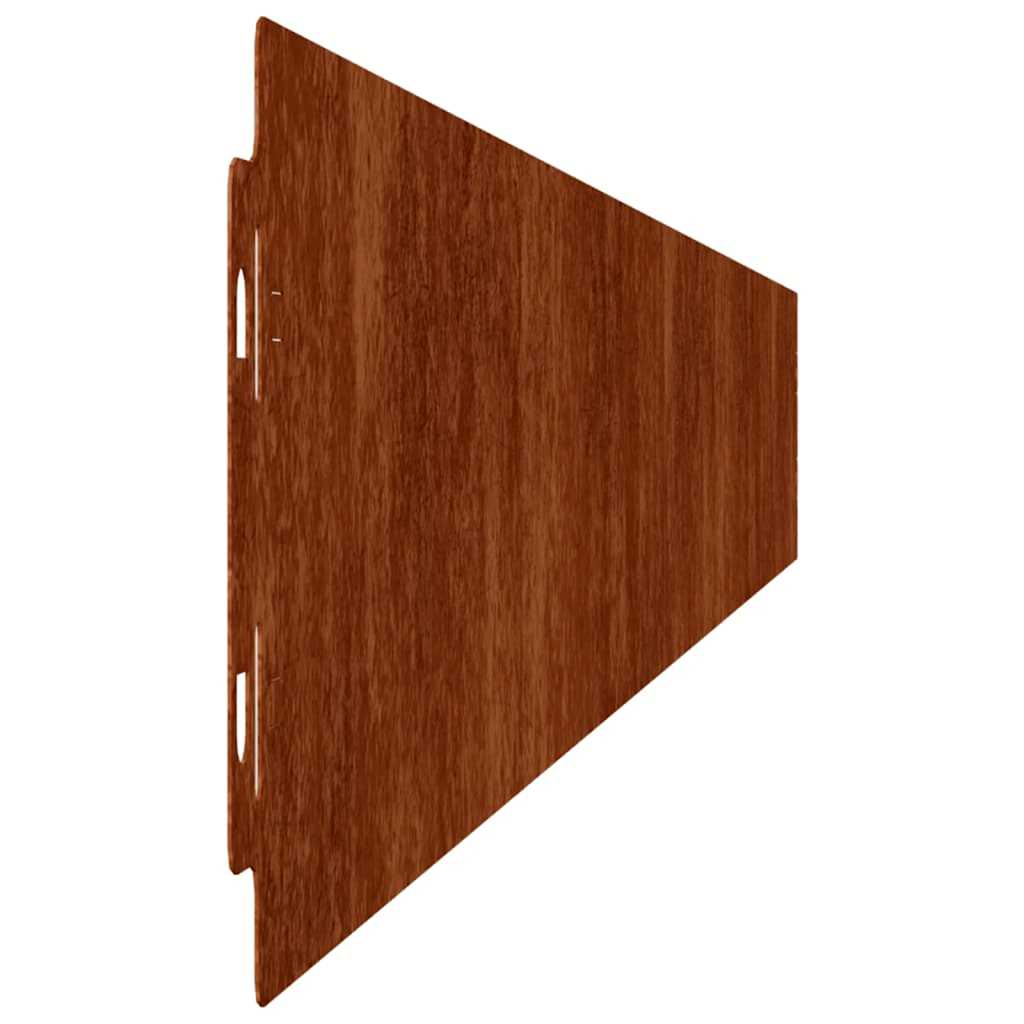 Lawn Edging 10 pcs 10 x 103 cm Weathering Steel Rusty