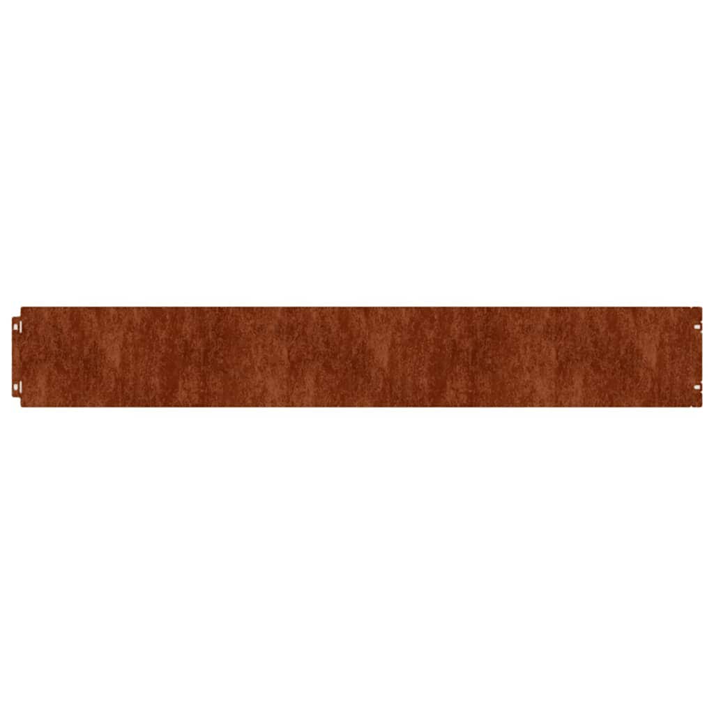Lawn Edgings 50 pcs 15x103 cm Flexible Corten steel