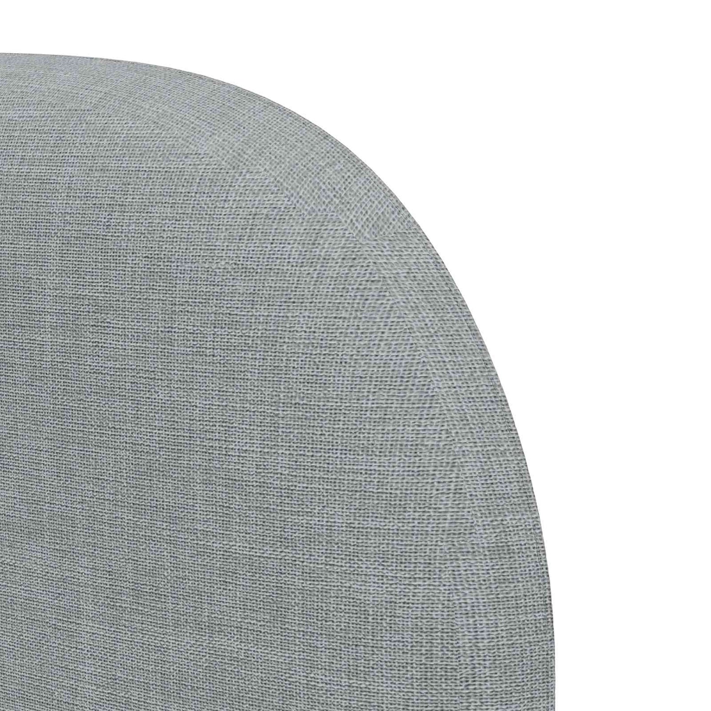 Headboard Ear Light Grey 80 x 23 x 6 cm Fabric
