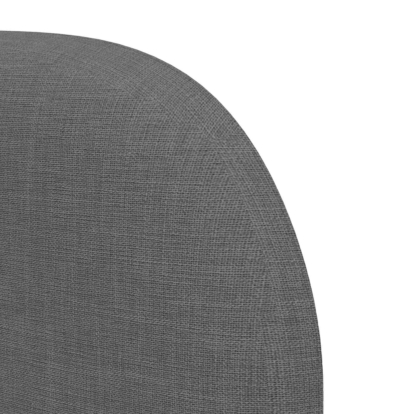 Headboard Ear Dim Grey 80 x 23 x 6 cm Fabric