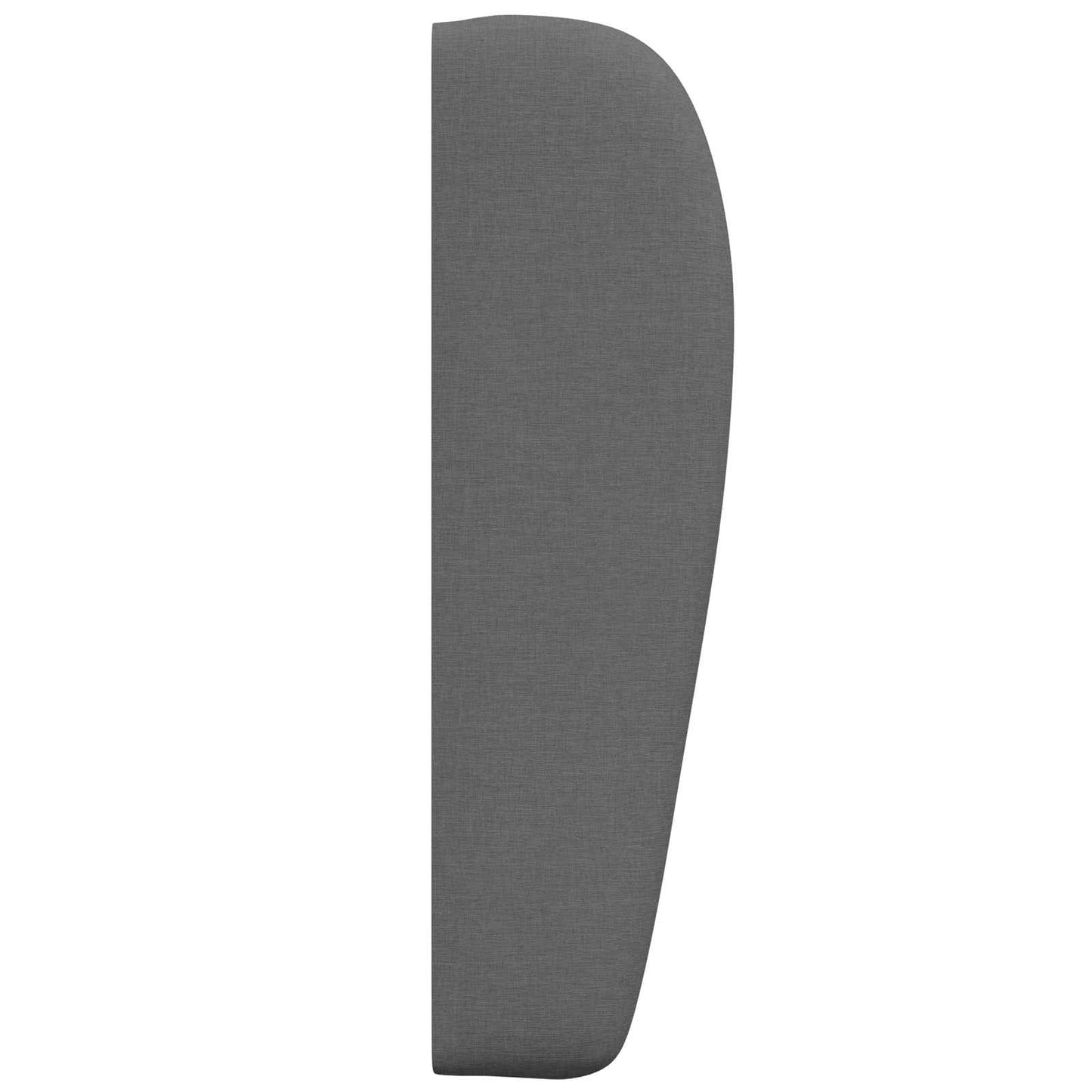 Headboard Ear Dim Grey 80 x 23 x 6 cm Fabric