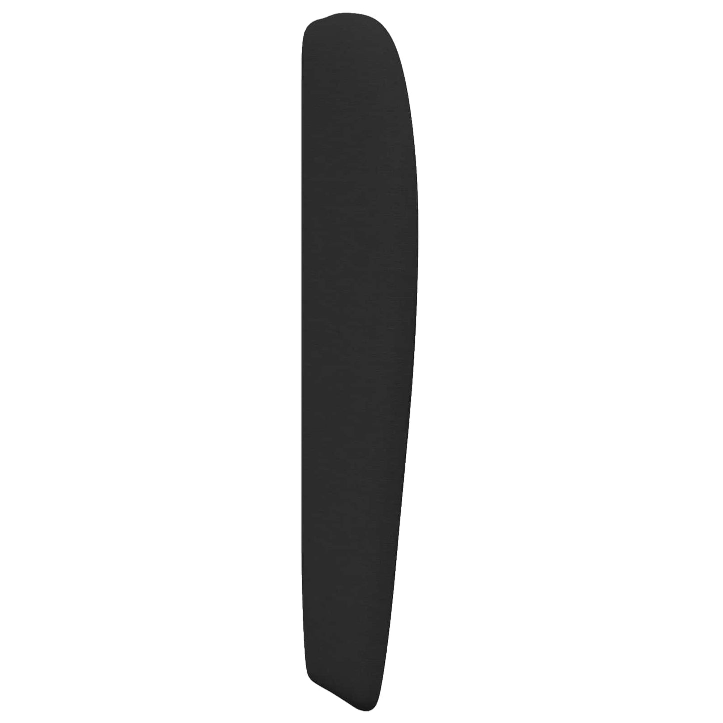 Headboard Ear Black 80 x 23 x 6 cm Fabric