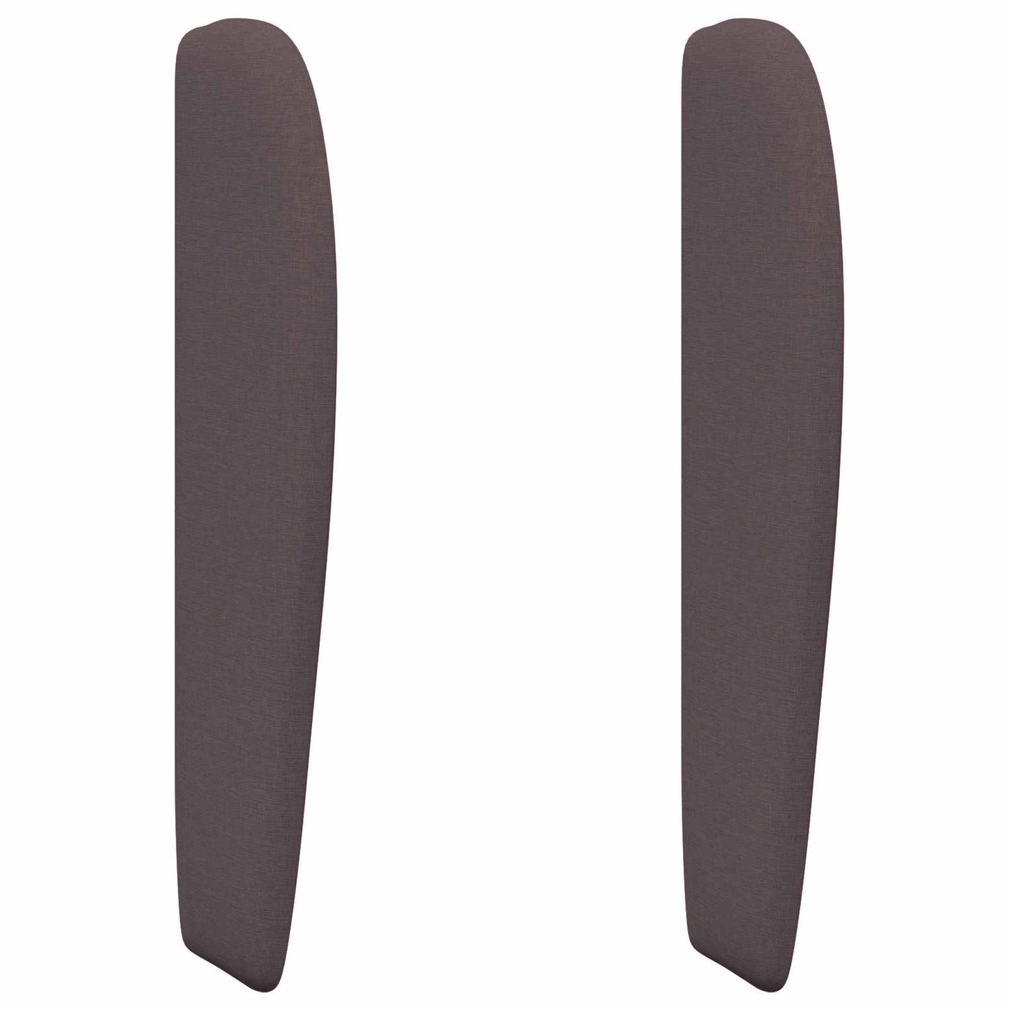 Headboard Ear Brown 80 x 23 x 6 cm Fabric