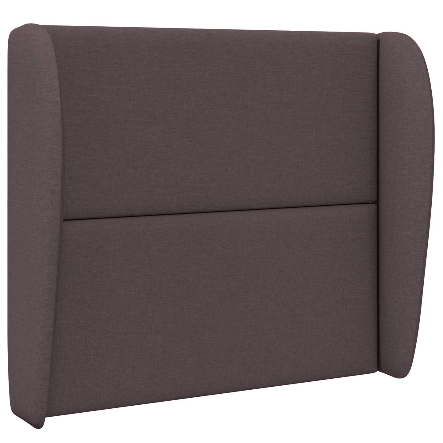 Headboard Ear Brown 80 x 23 x 6 cm Fabric