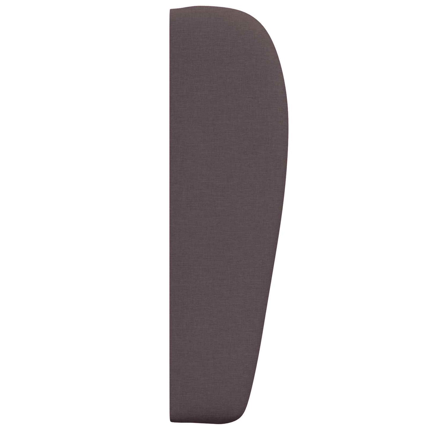 Headboard Ear Brown 80 x 23 x 6 cm Fabric