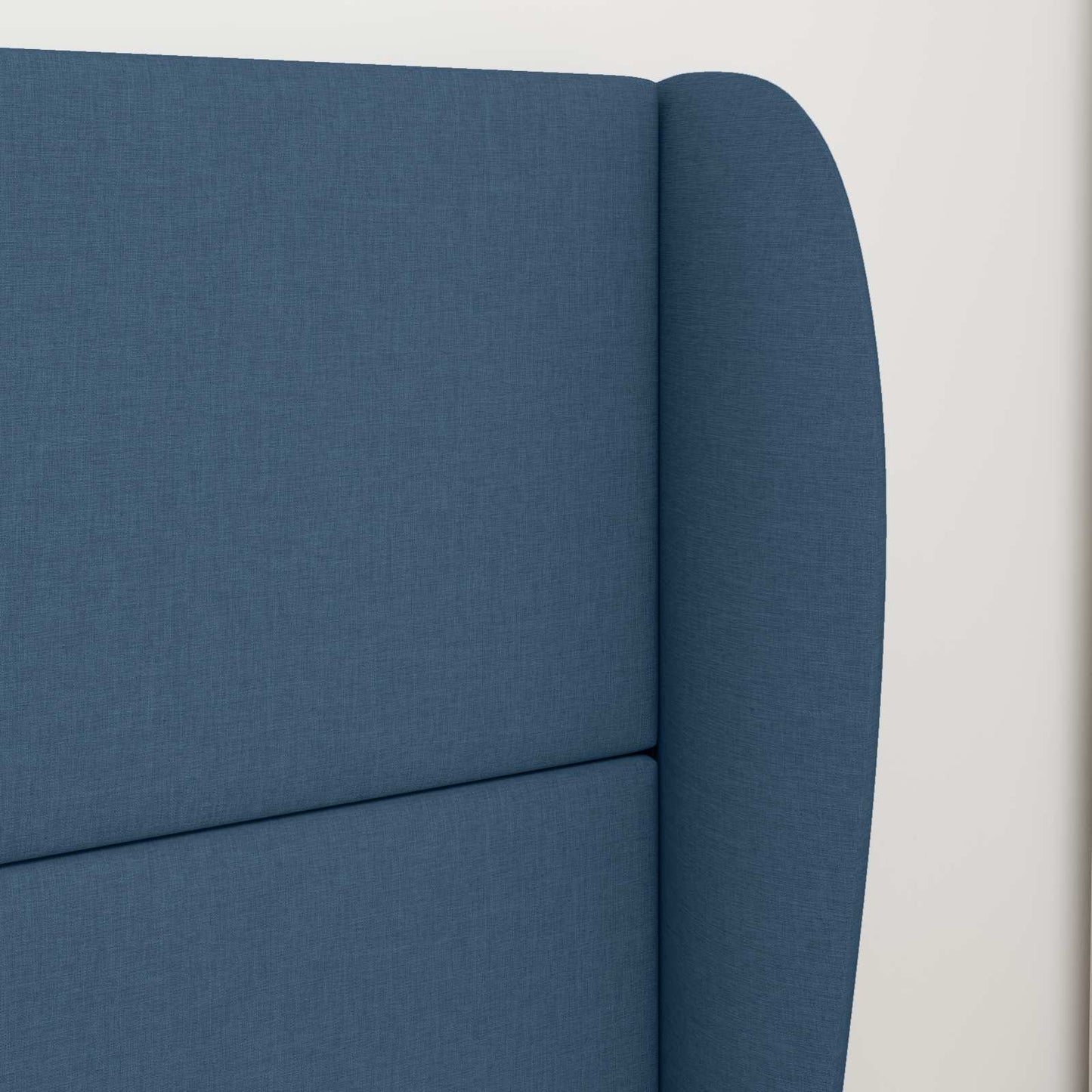 Headboard Ear Blue 80 x 23 x 6 cm Fabric