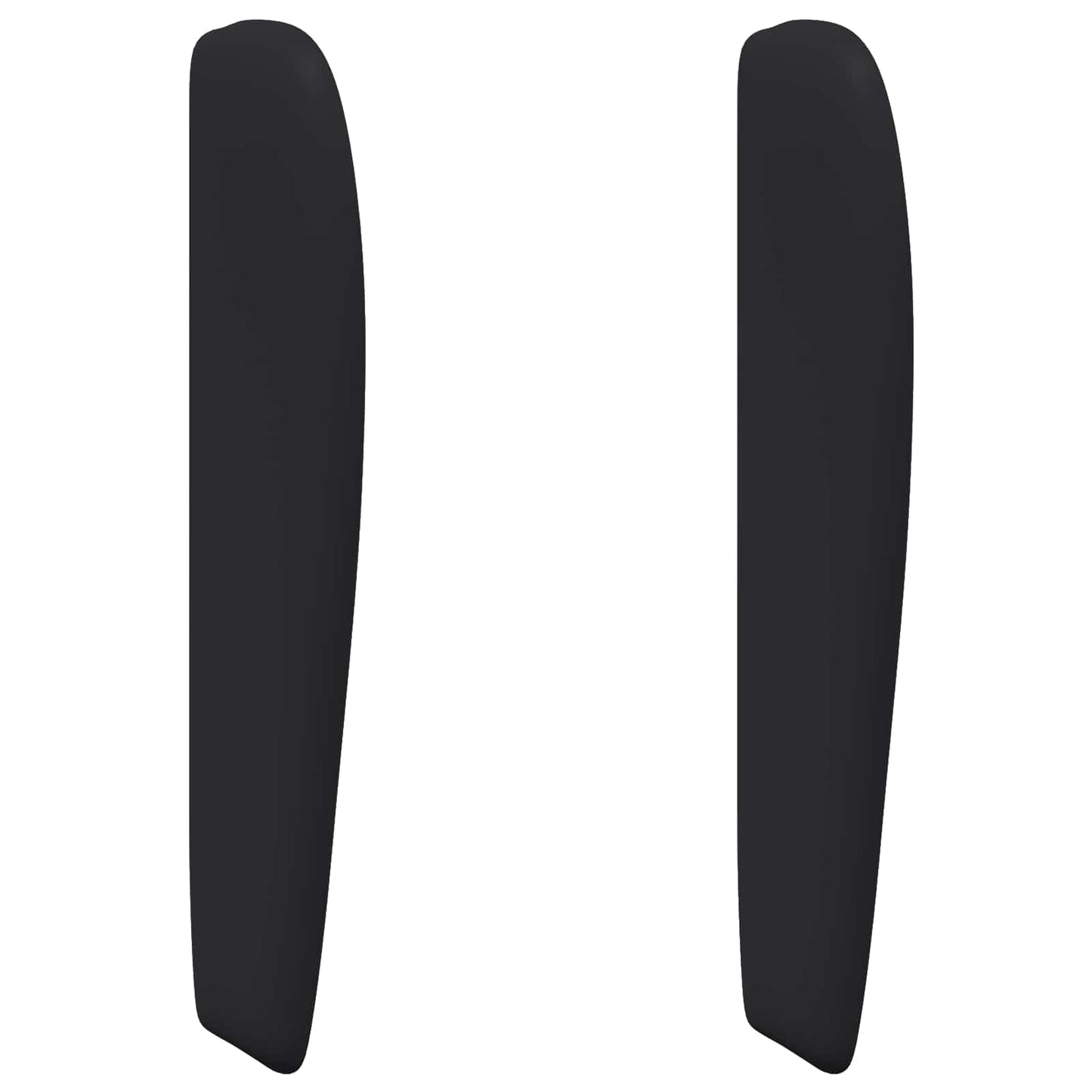 Headboard Ear Black 80 x 23 x 6 cm PVC