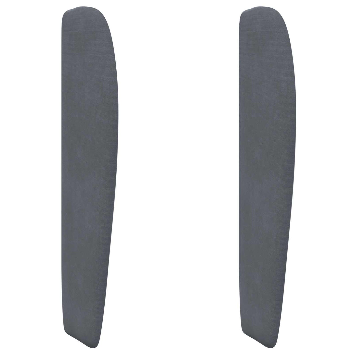 Headboard Ear Dim Grey 80 x 23 x 6 cm Velvet