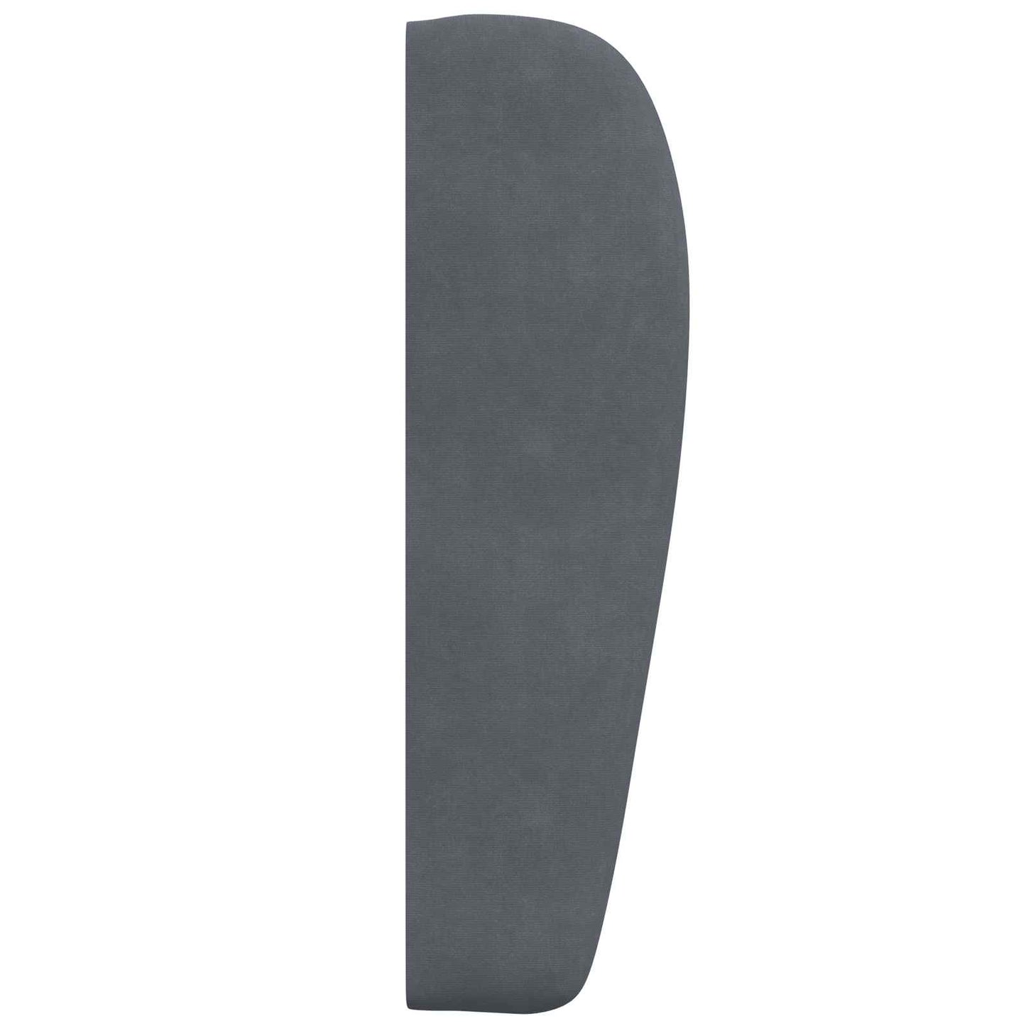 Headboard Ear Dim Grey 80 x 23 x 6 cm Velvet