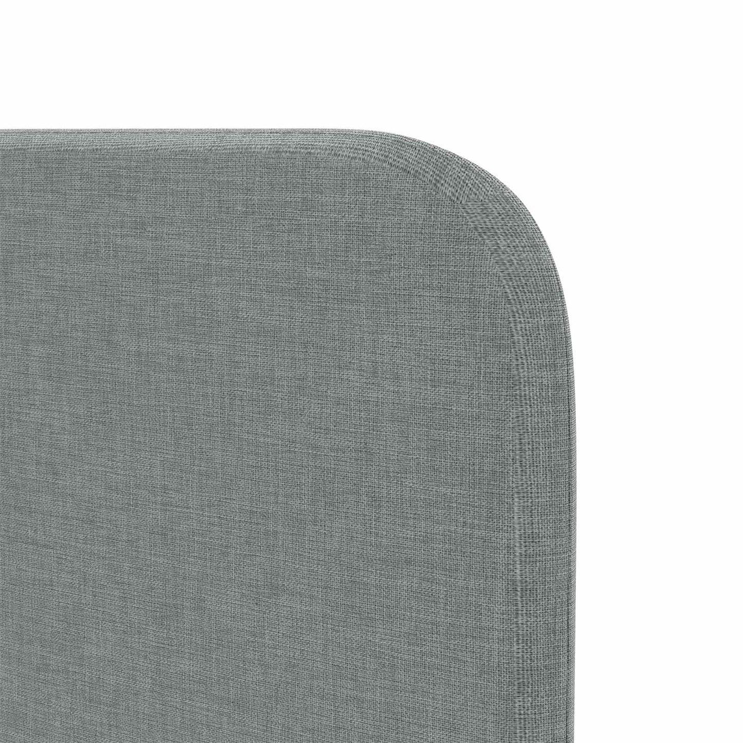 Headboard Ear Light grey 80 x 16 x 4 cm Fabric