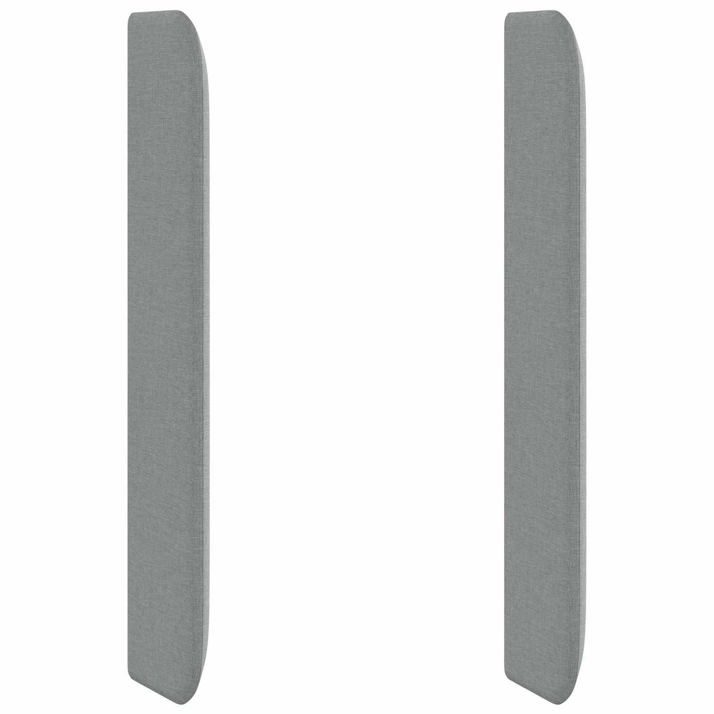 Headboard Ear Light grey 80 x 16 x 4 cm Fabric