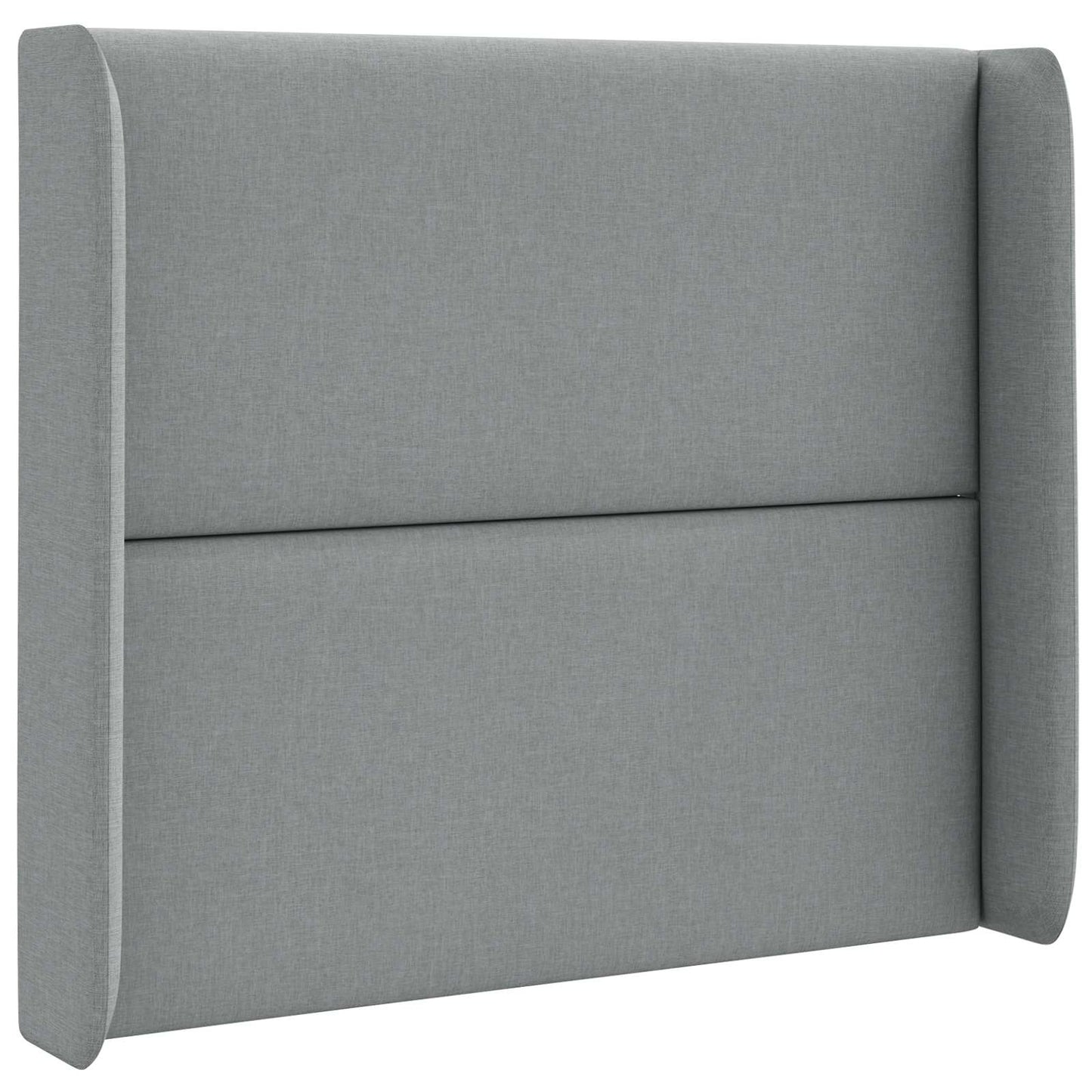 Headboard Ear Light grey 80 x 16 x 4 cm Fabric